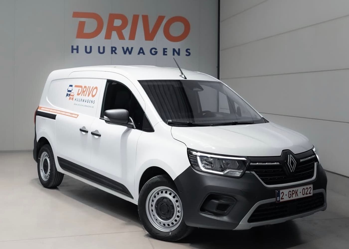 Renault Kangoo huurwagen klaar voor vertrek bij Drivo